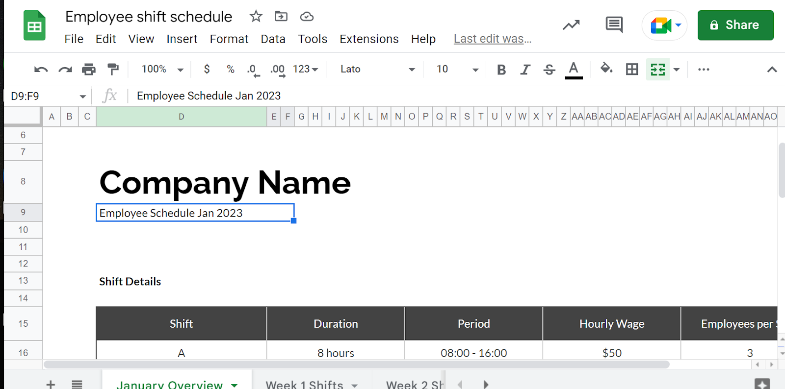 How to Create and Use a Nurse Scheduling Template